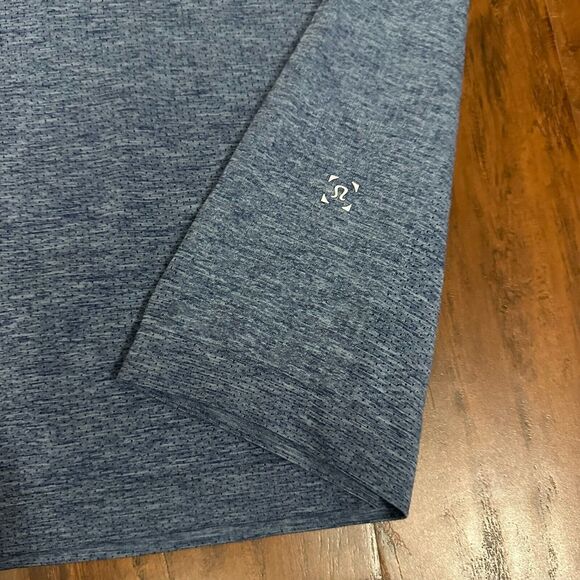 LULULEMON Men's Metal Vent Tech Polo 2.0 Short Sleeve in Blue - Picture 5 of 7